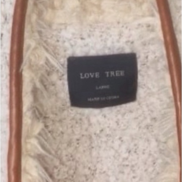 Love Tree Shearling Lined Vest Fuzzy Fur Open Front Vest - Picture 3 of 9
